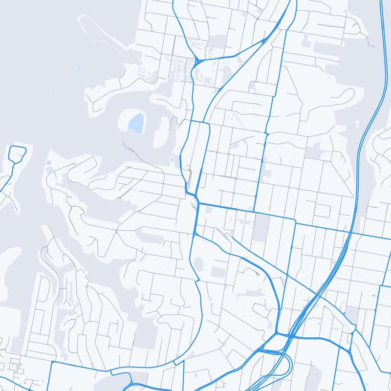 Map of Hornsby