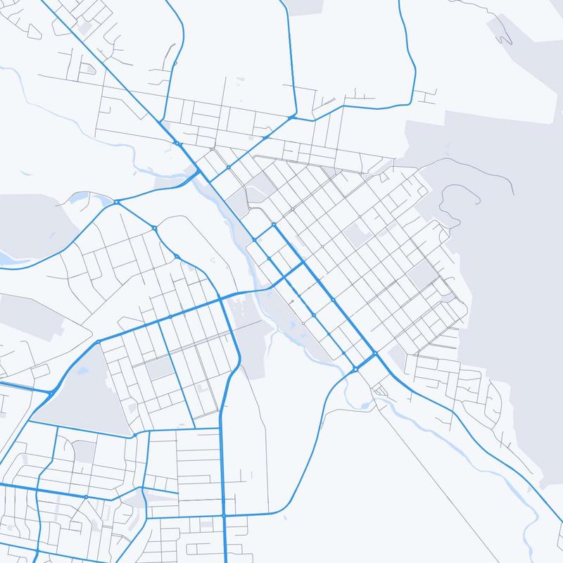 Map of Tamworth