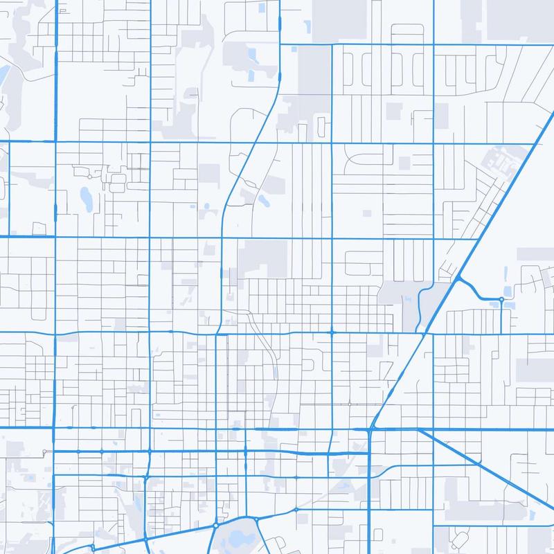 Map of Gainesville