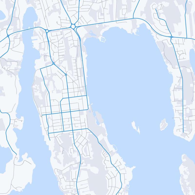 Map of Mariehamn
