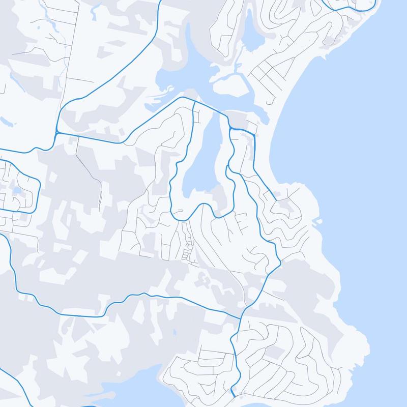 Map of Avoca Beach