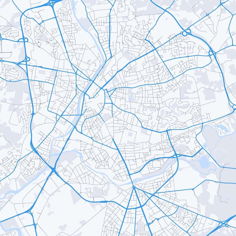 Map of Le Mans