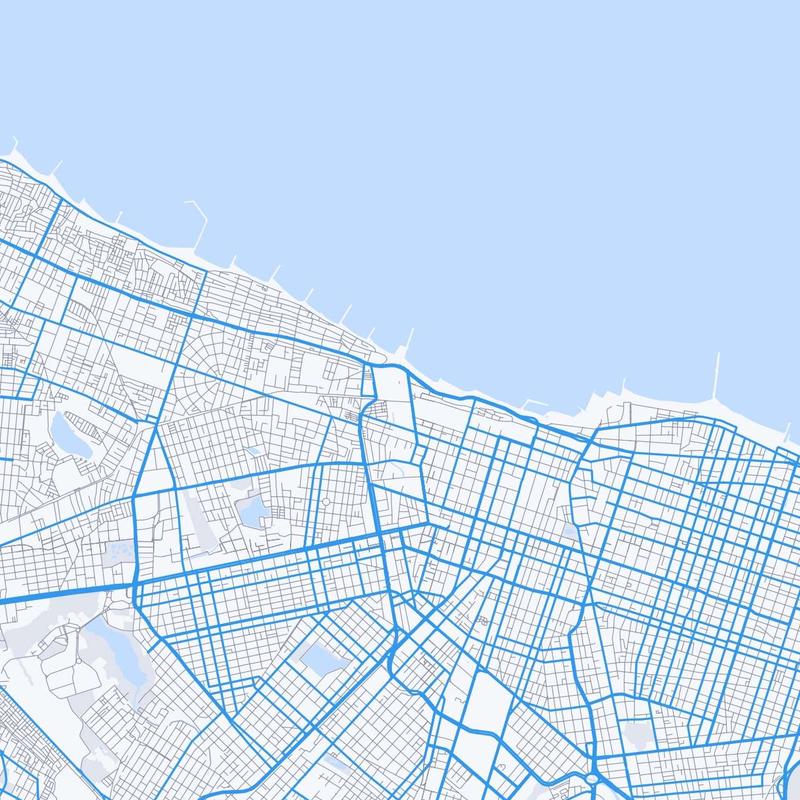 Map of Fortaleza