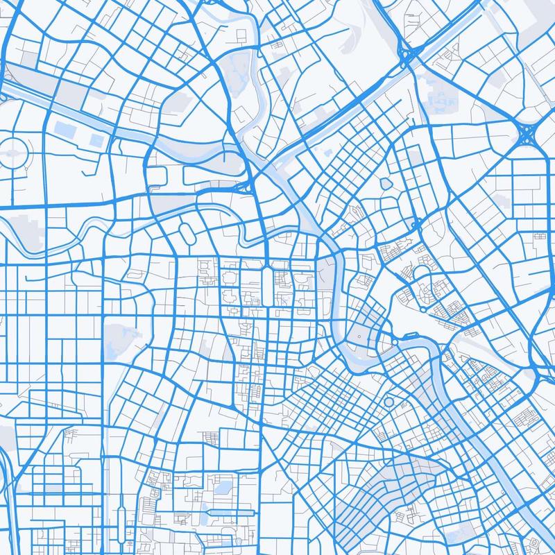 Map of Tianjin