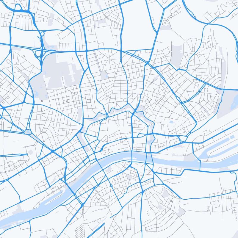 Map of Frankfurt am Main