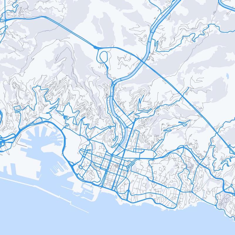 Map of Genoa