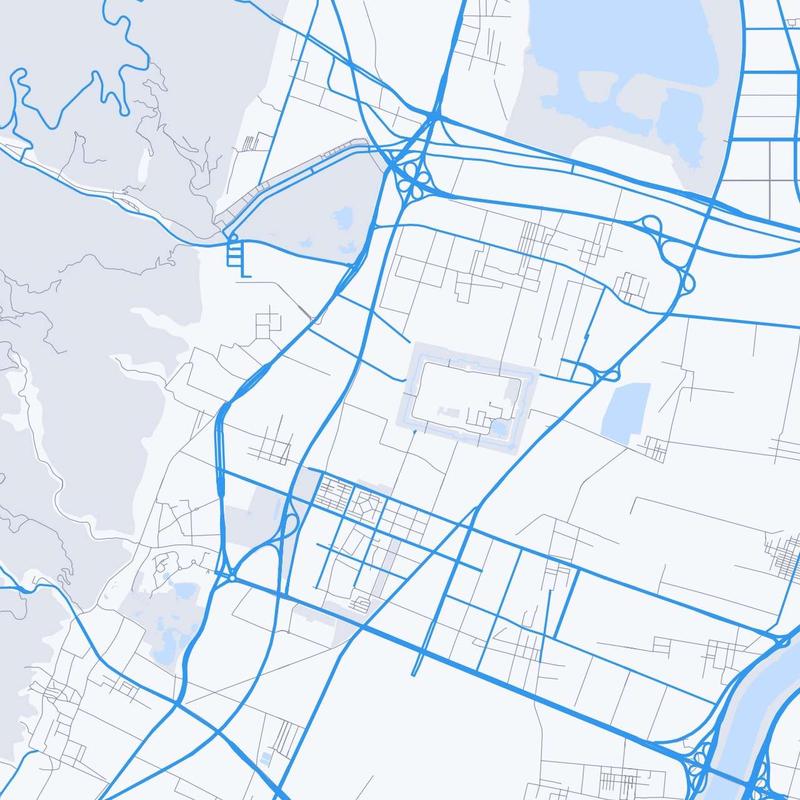 Map of Taiyuan