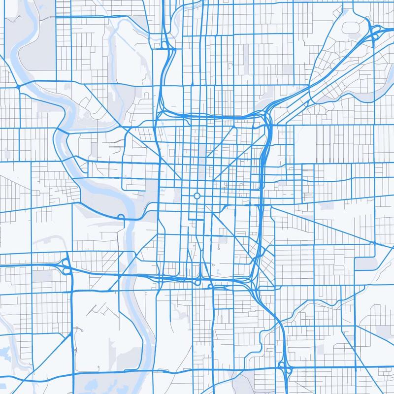 Map of Indianapolis