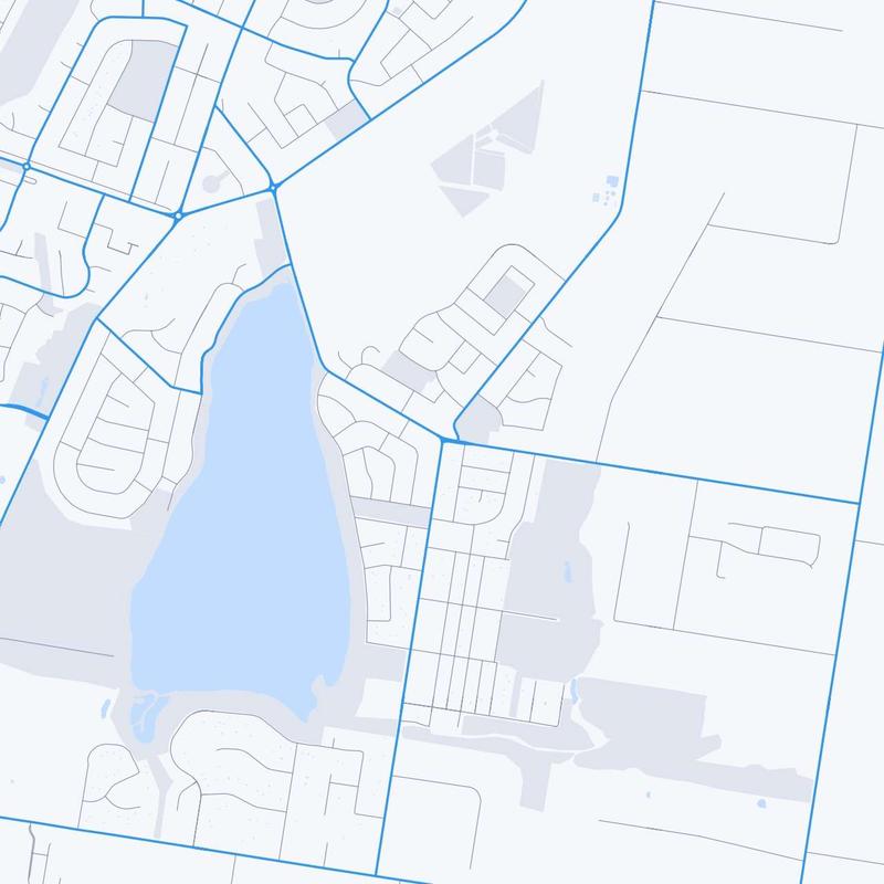 Map of Lake Albert