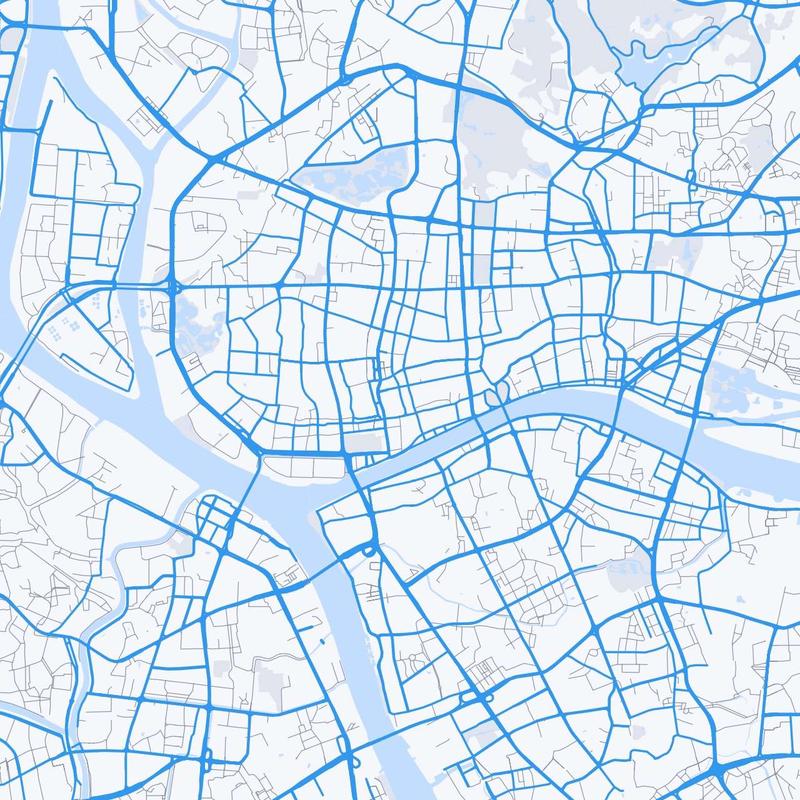 Map of Guangzhou