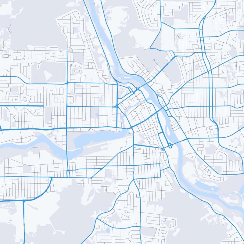 Map of Sherbrooke