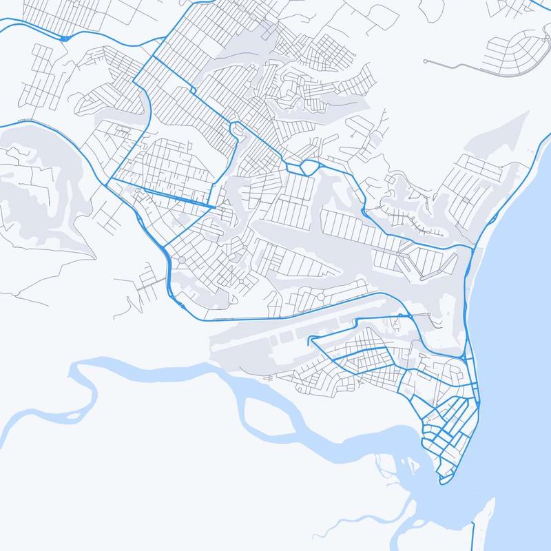 Map of Porto Seguro