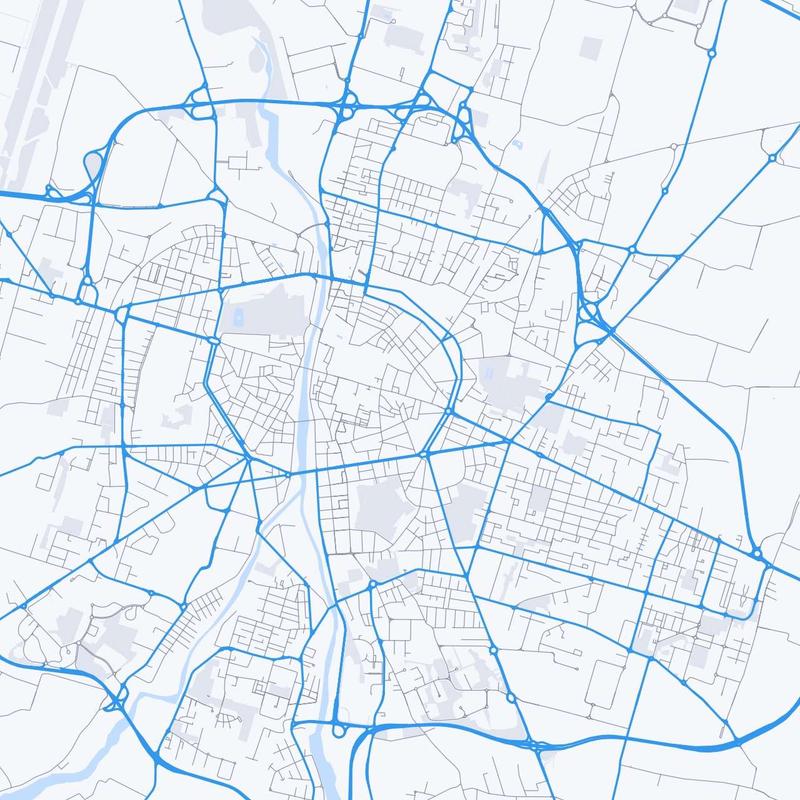 Map of Parma
