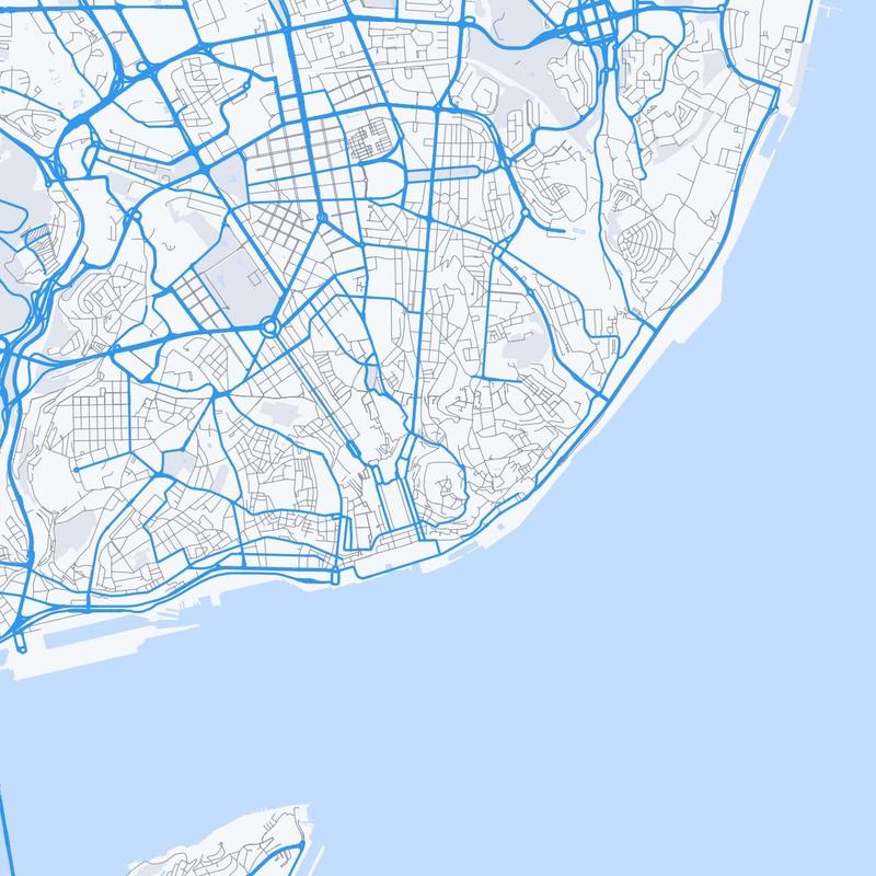 Map of Lisbon