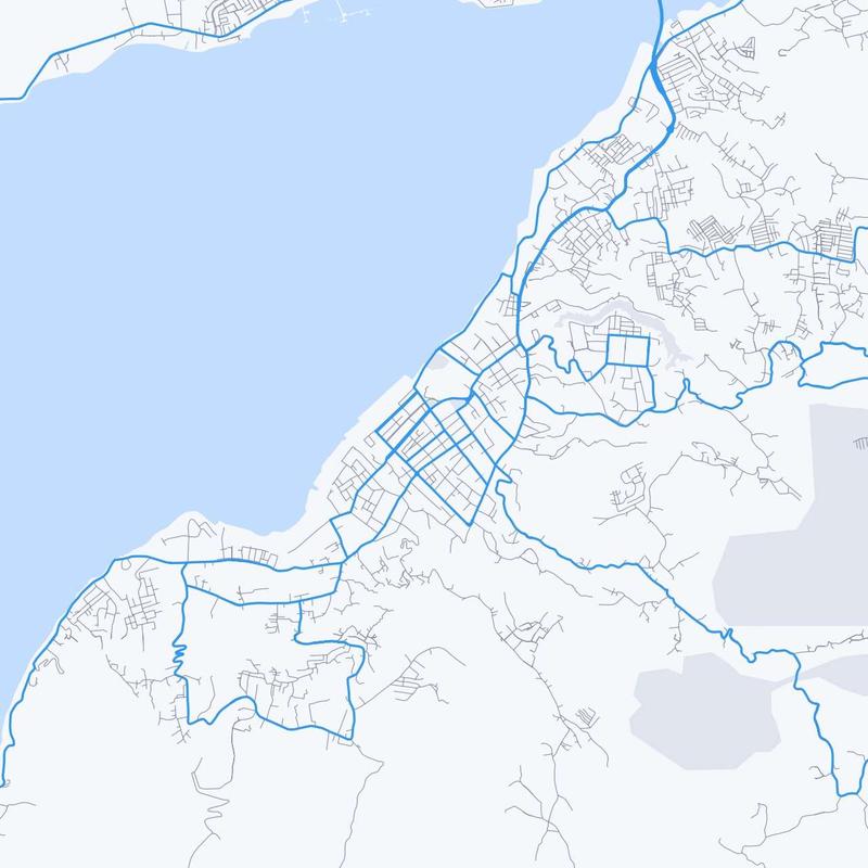 Map of Ambon