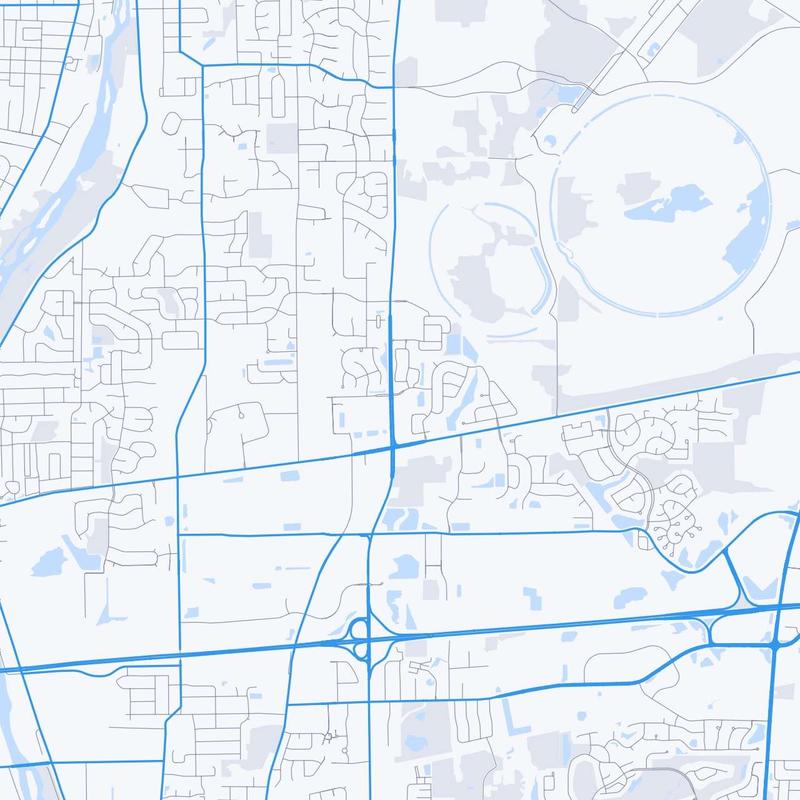 Map of Aurora