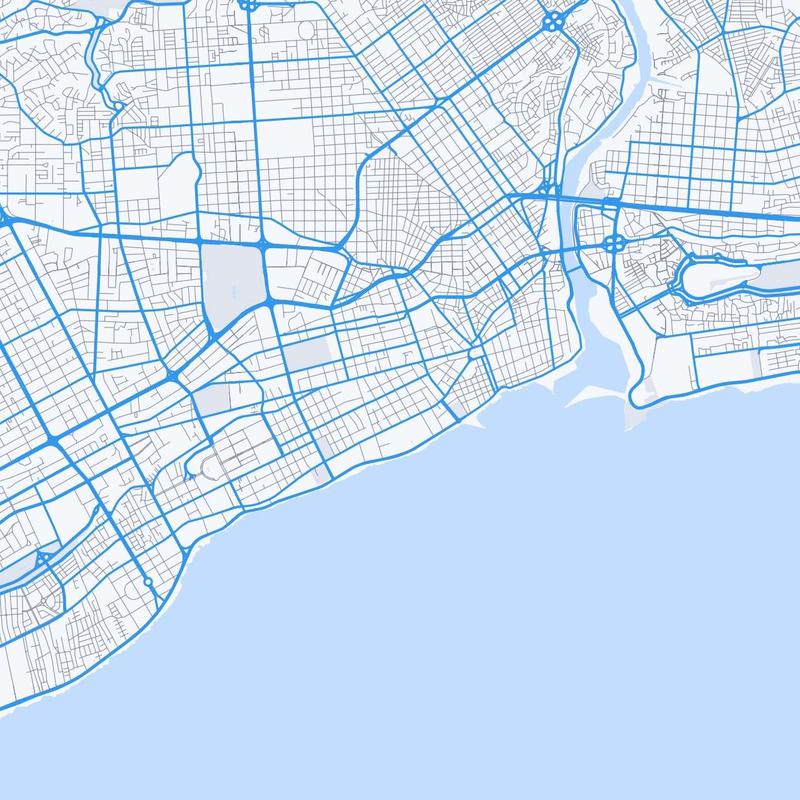 Map of Santo Domingo