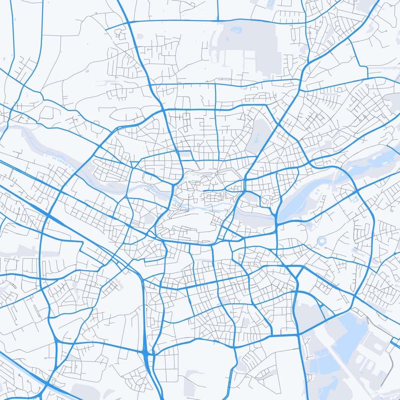 Map of Nuremberg