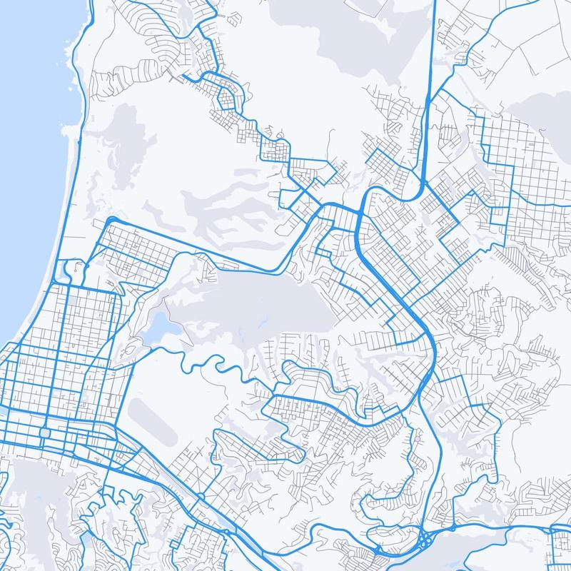Map of Vina del Mar