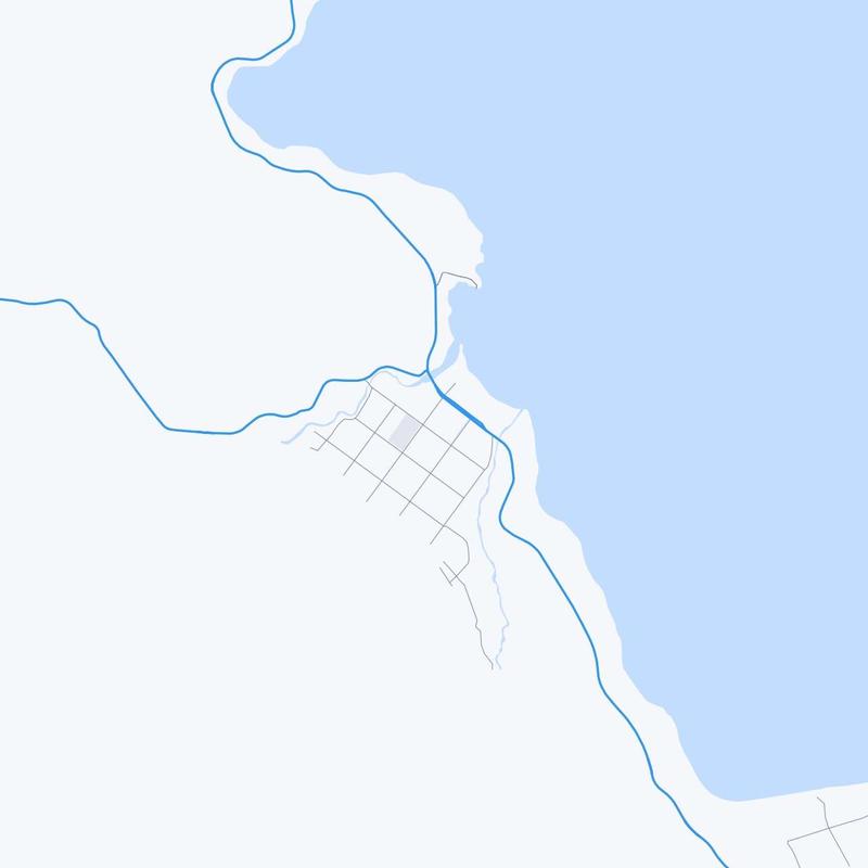 Map of Puerto Rio Tranquilo