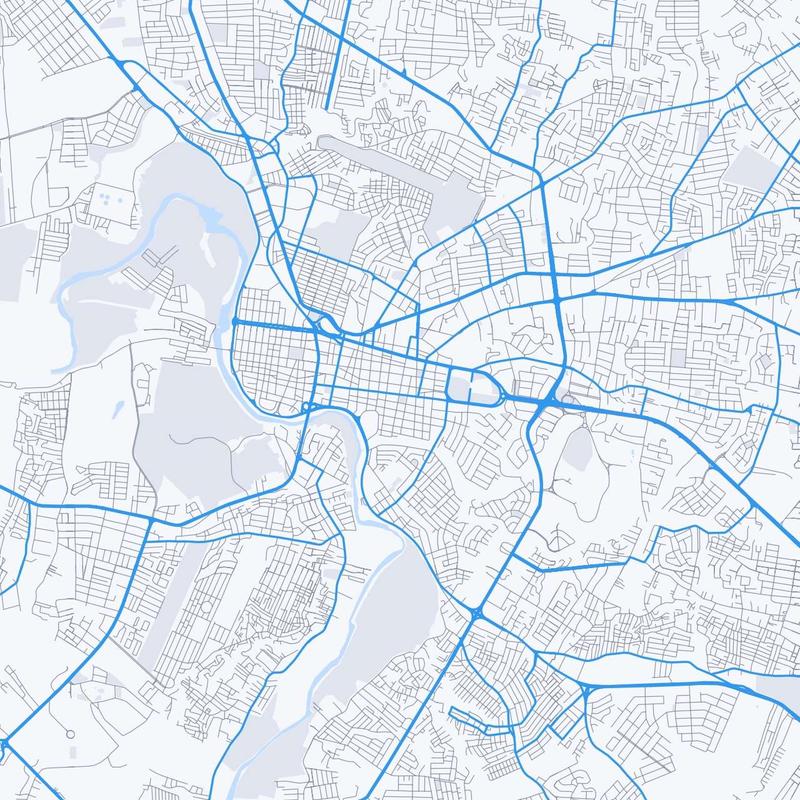 Map of Santiago
