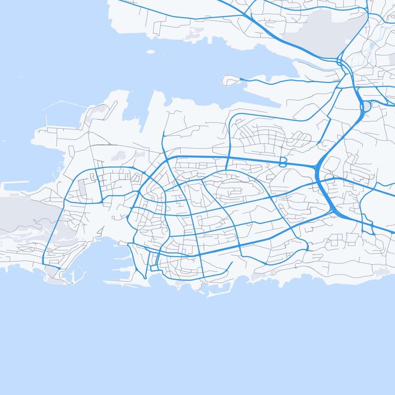 Map of Split