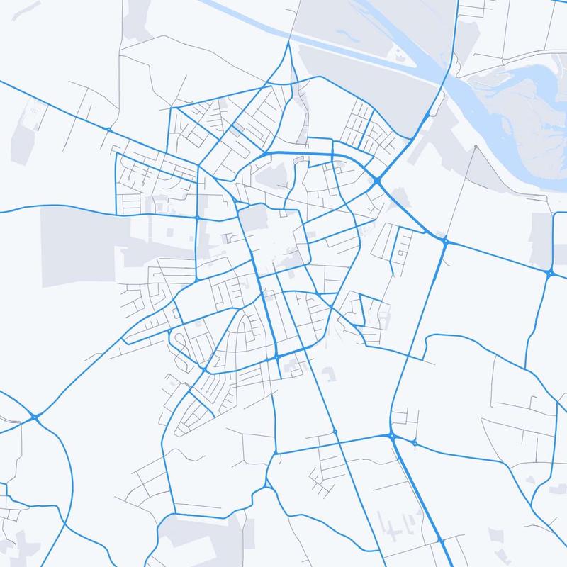 Map of Varazdin