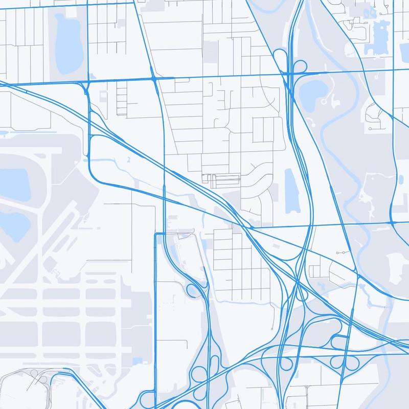 Map of Des Plaines