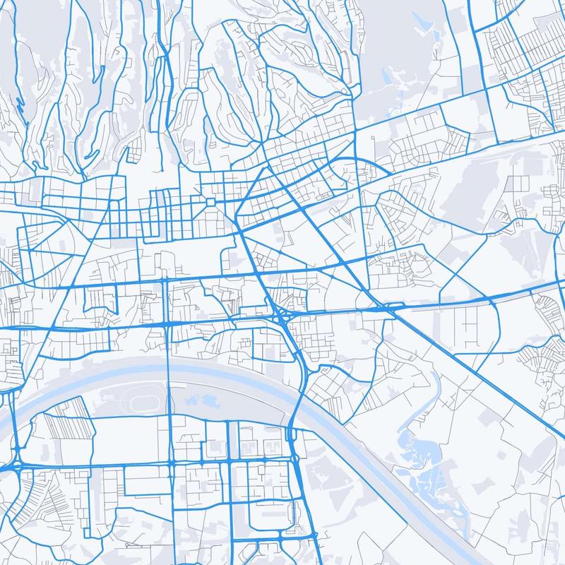 Map of Zagreb