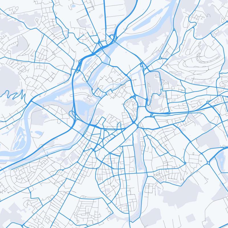 Map of Metz