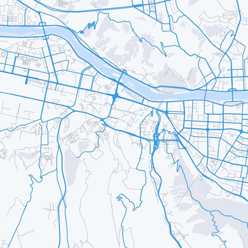 Map of Lanzhou