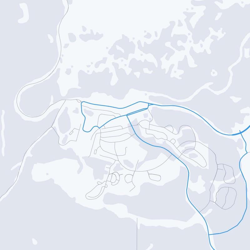 Map of Grand Canyon