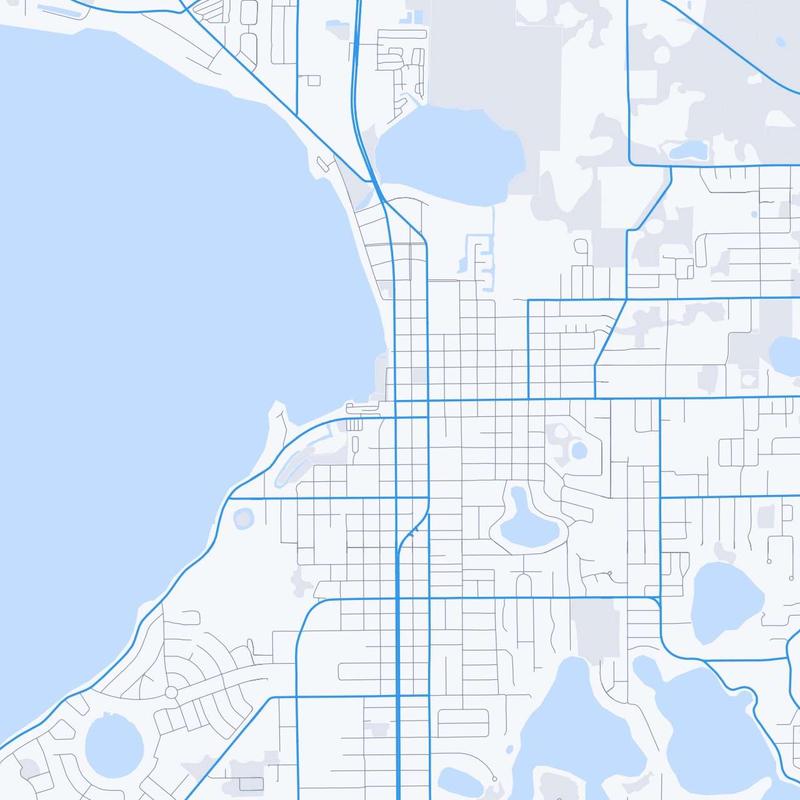 Map of Eustis