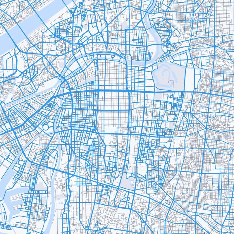 Map of Osaka