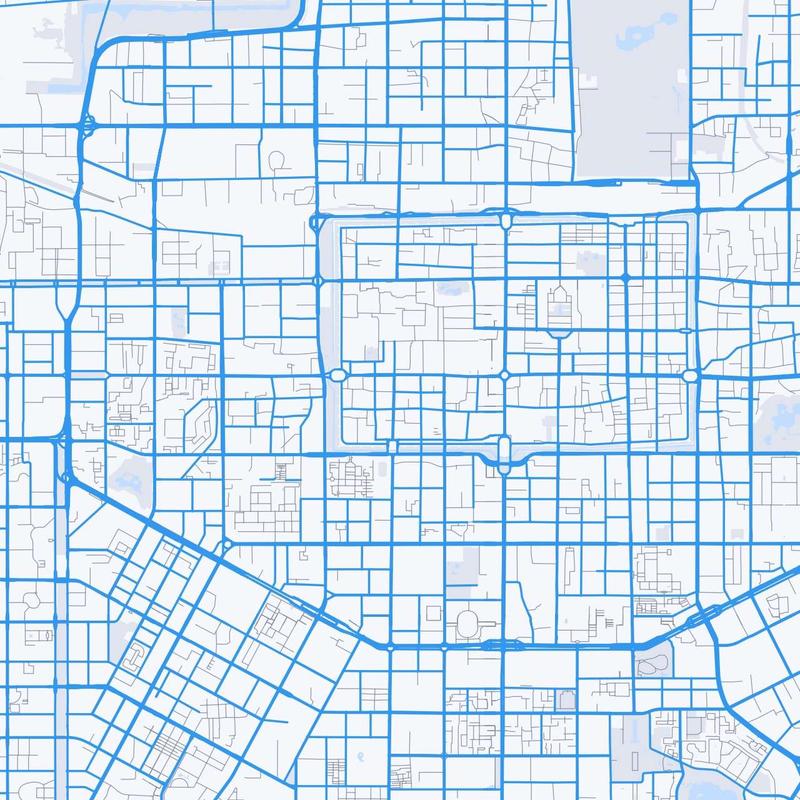 Map of Xi'an