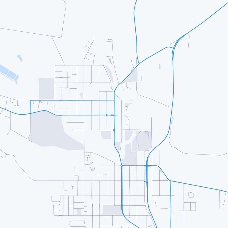 Map of Moree
