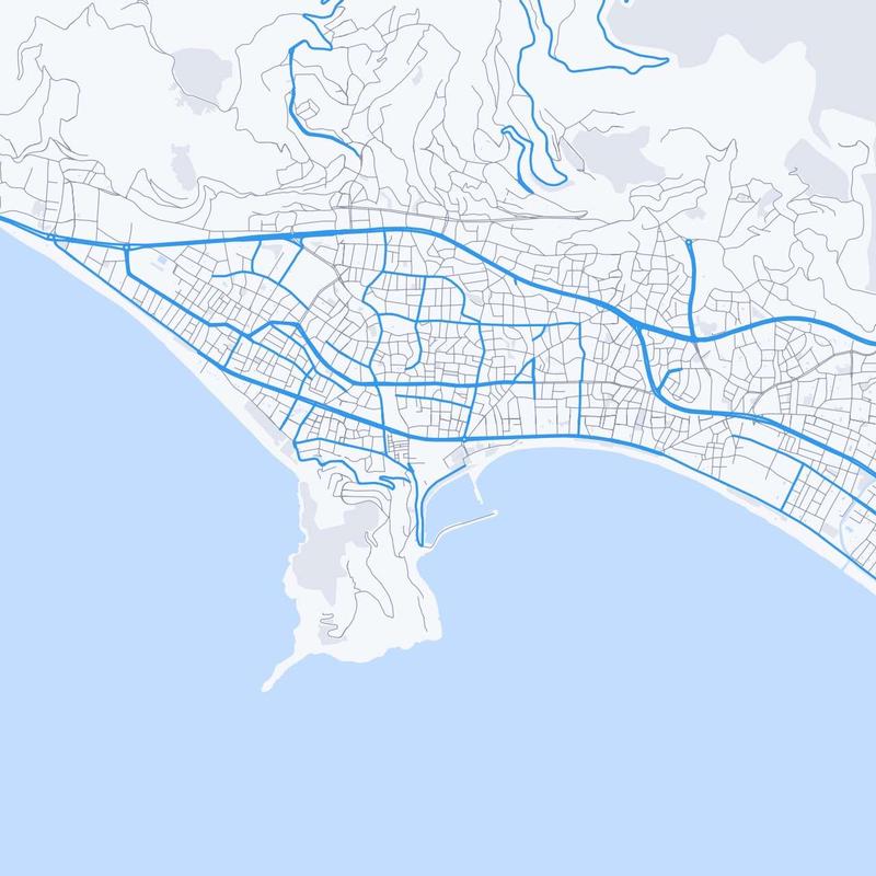 Map of Alanya