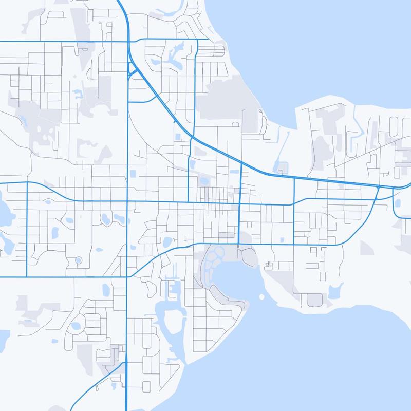 Map of Leesburg
