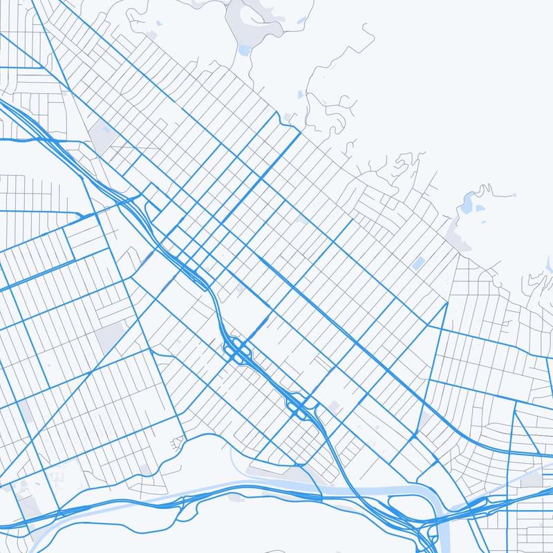 Map of Burbank