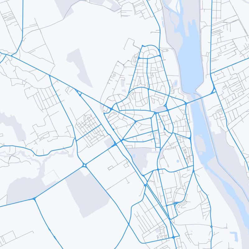 Map of Bacau