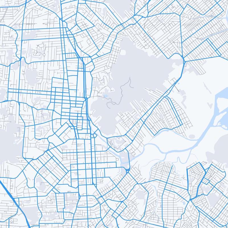 Map of Joinville