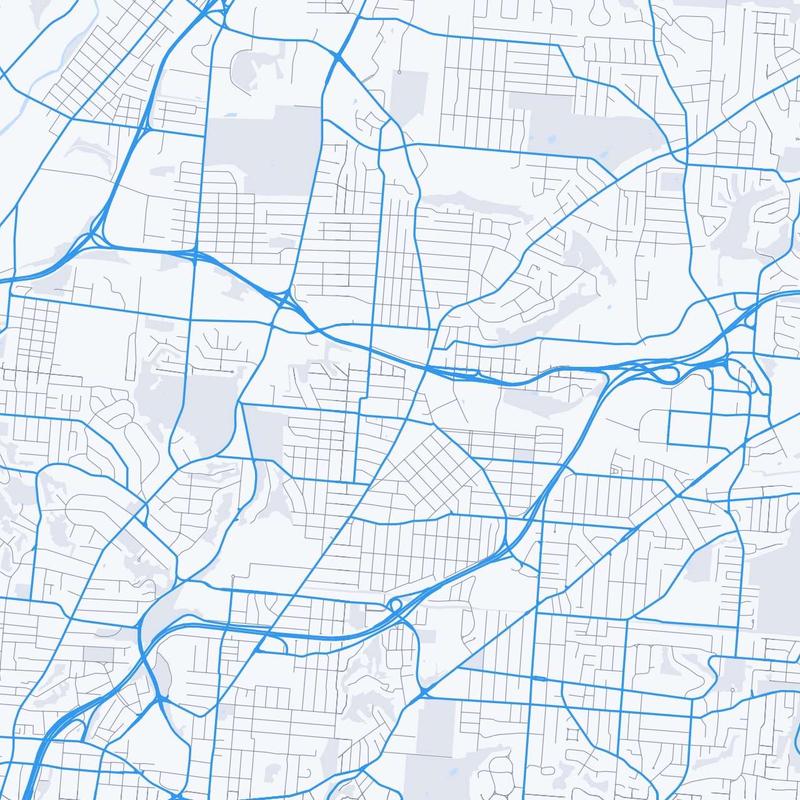 Map of Cincinnati