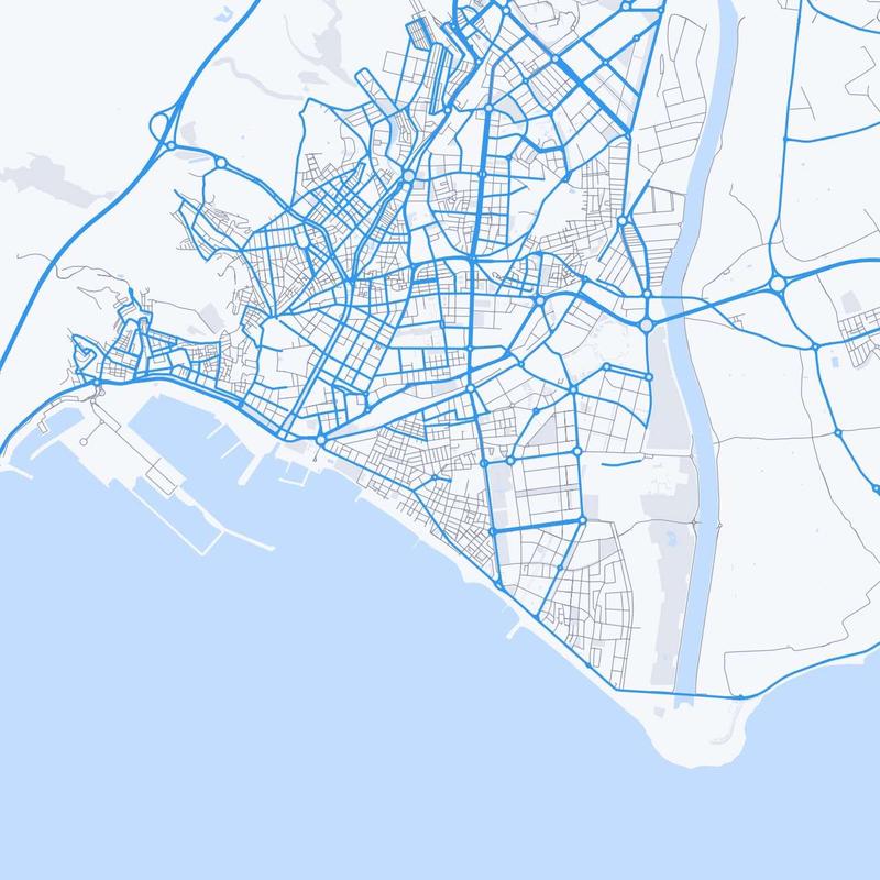 Map of Almeria