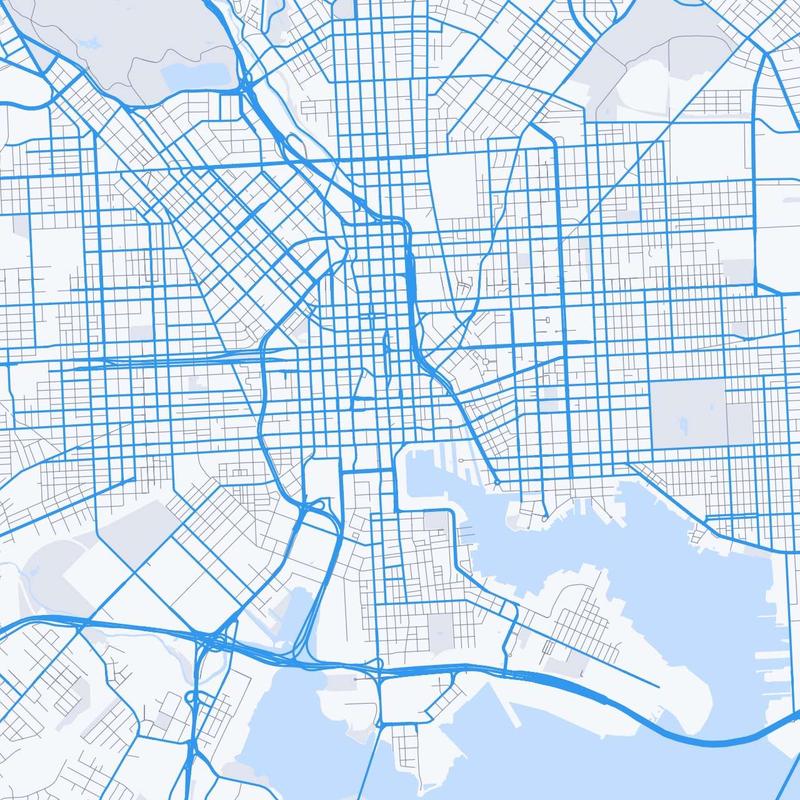 Map of Baltimore