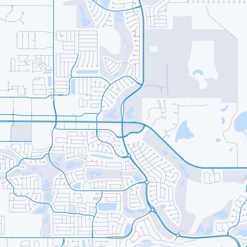 Map of The Villages