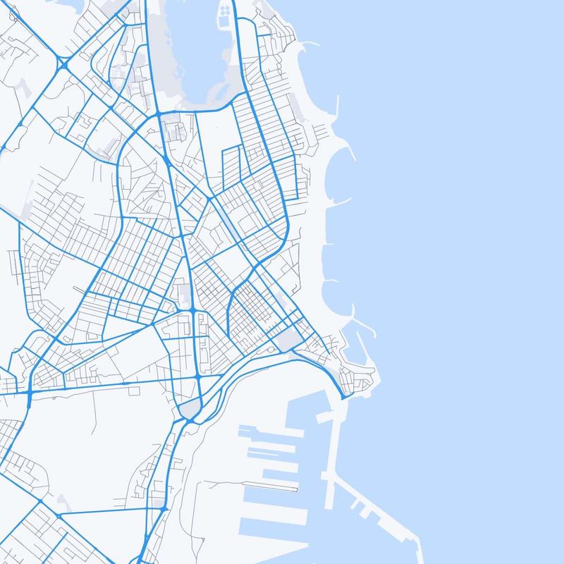 Map of Constanta