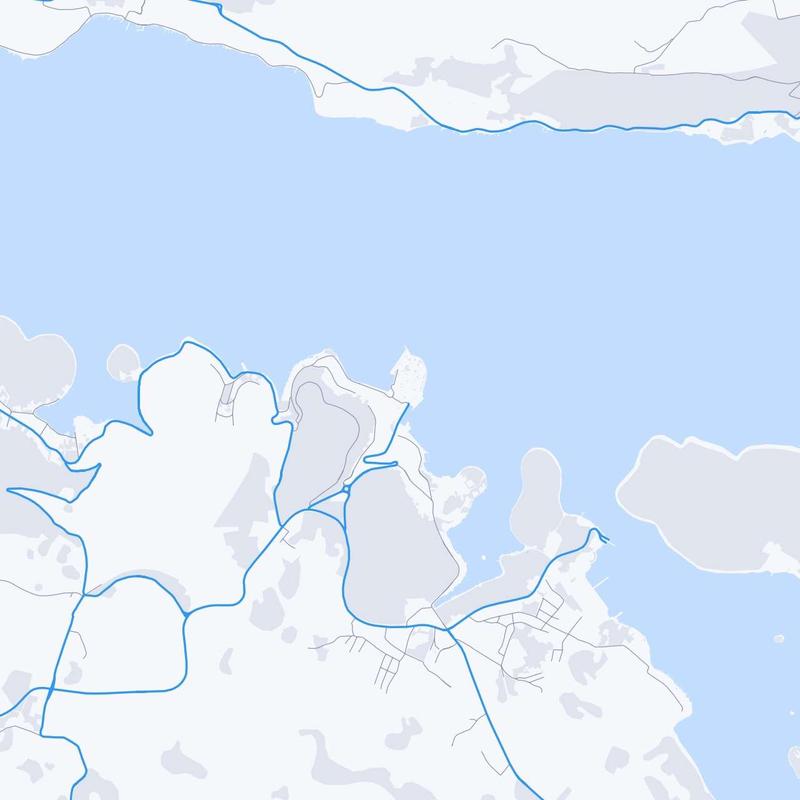 Map of Korcula