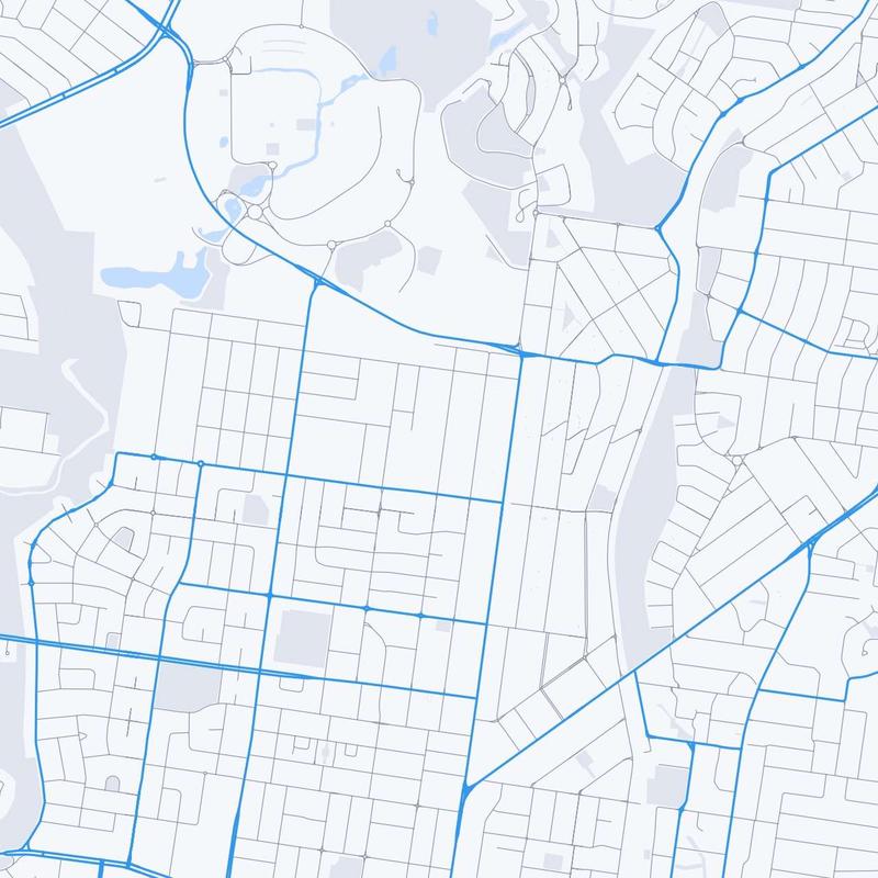 Map of Heidelberg West