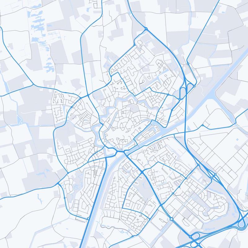Map of Middelburg