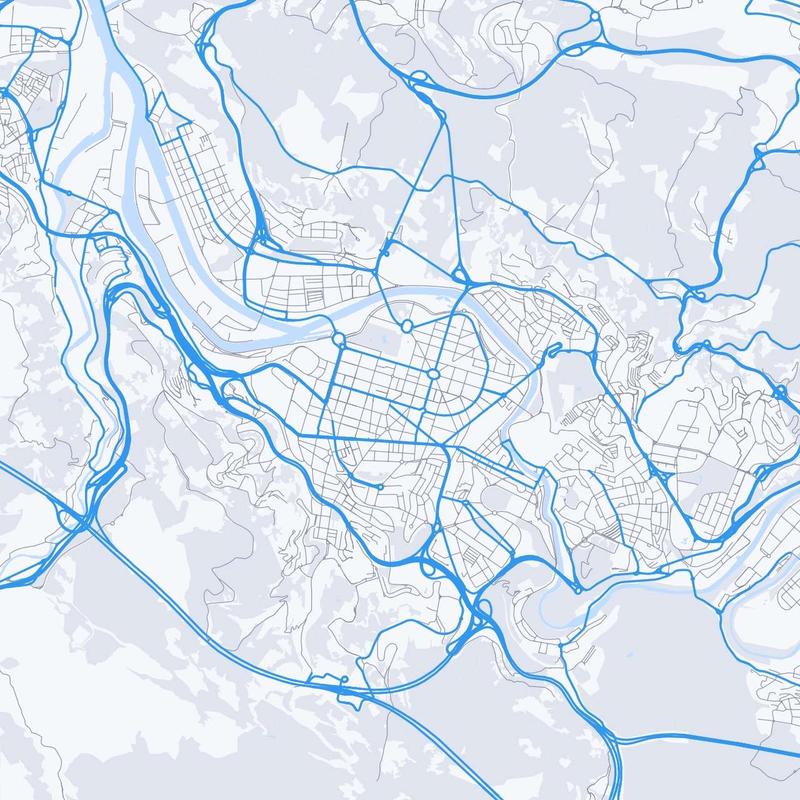 Map of Bilbao